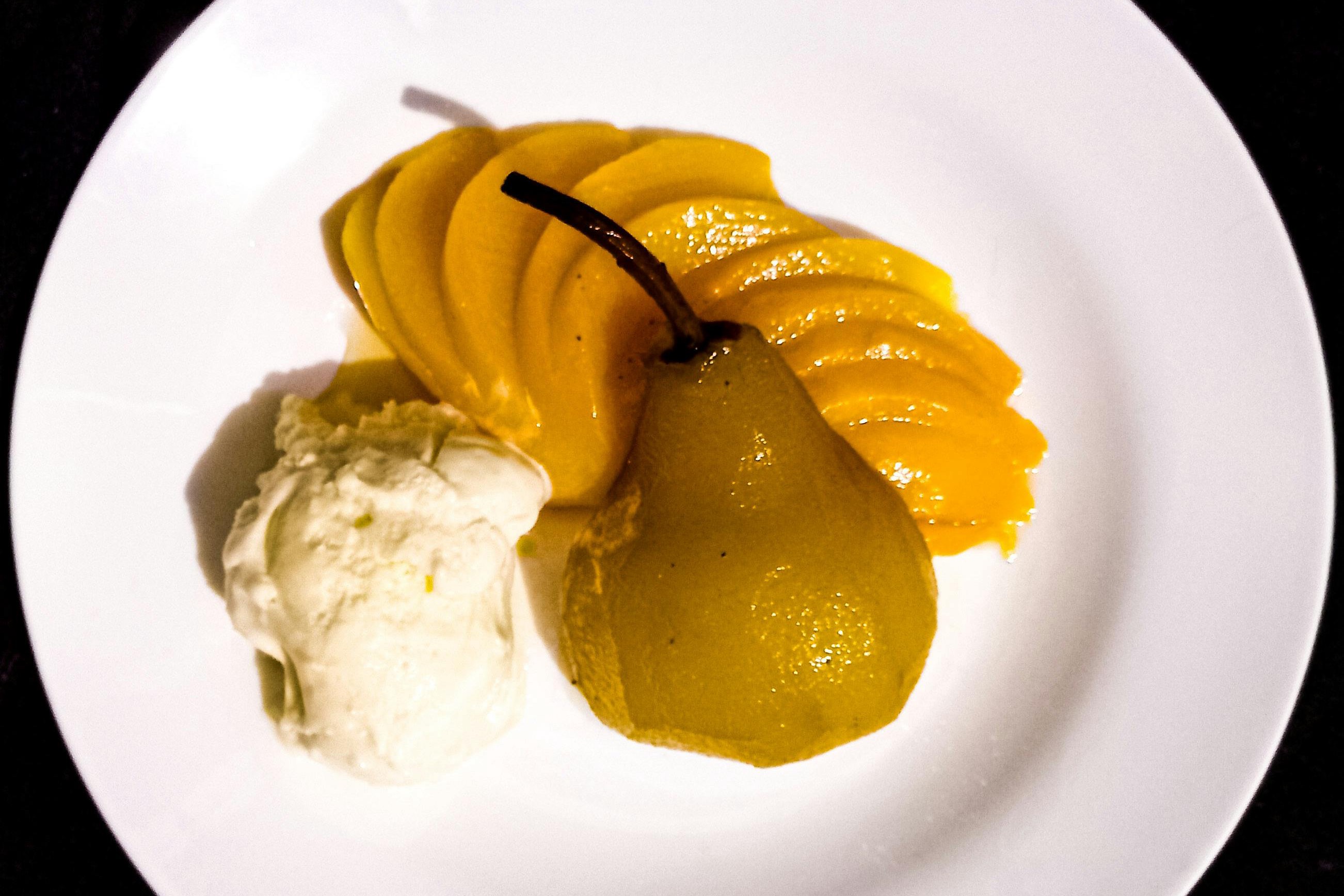 poached pears